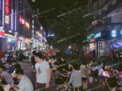 滨江人气最旺的夜宵一条街可做重餐饮